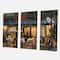 Designart - La Brasserie of Champs-Élysées Paris - French Country Gallery-wrapped Canvas